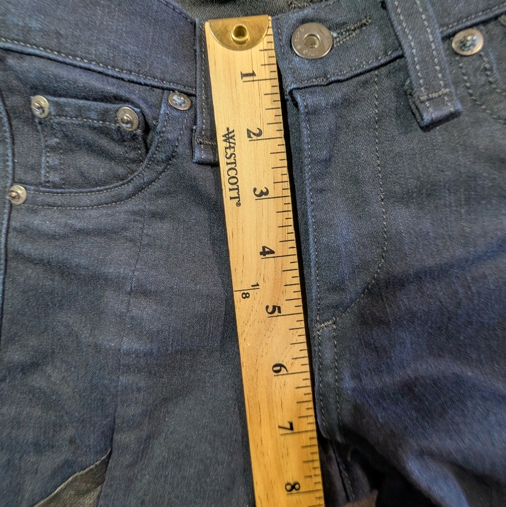 Rag & Bone Grand Prix Motocross Skinny Jeans Women's 24 Midnight Blue - Picture 6 of 14
